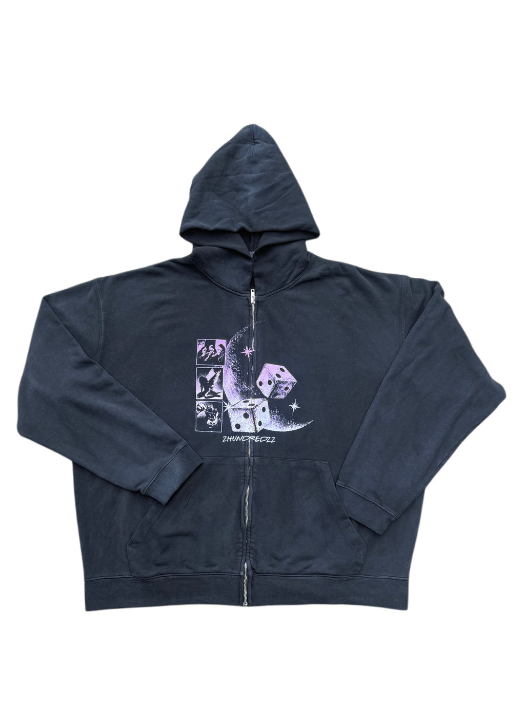 Dice Zip-Up Hoodie